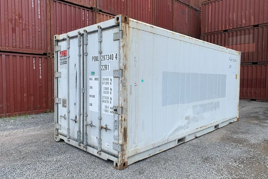 20FT Used Insulated Shipping Container – Food-Grade, Passive Cold Storage, Steel Interior