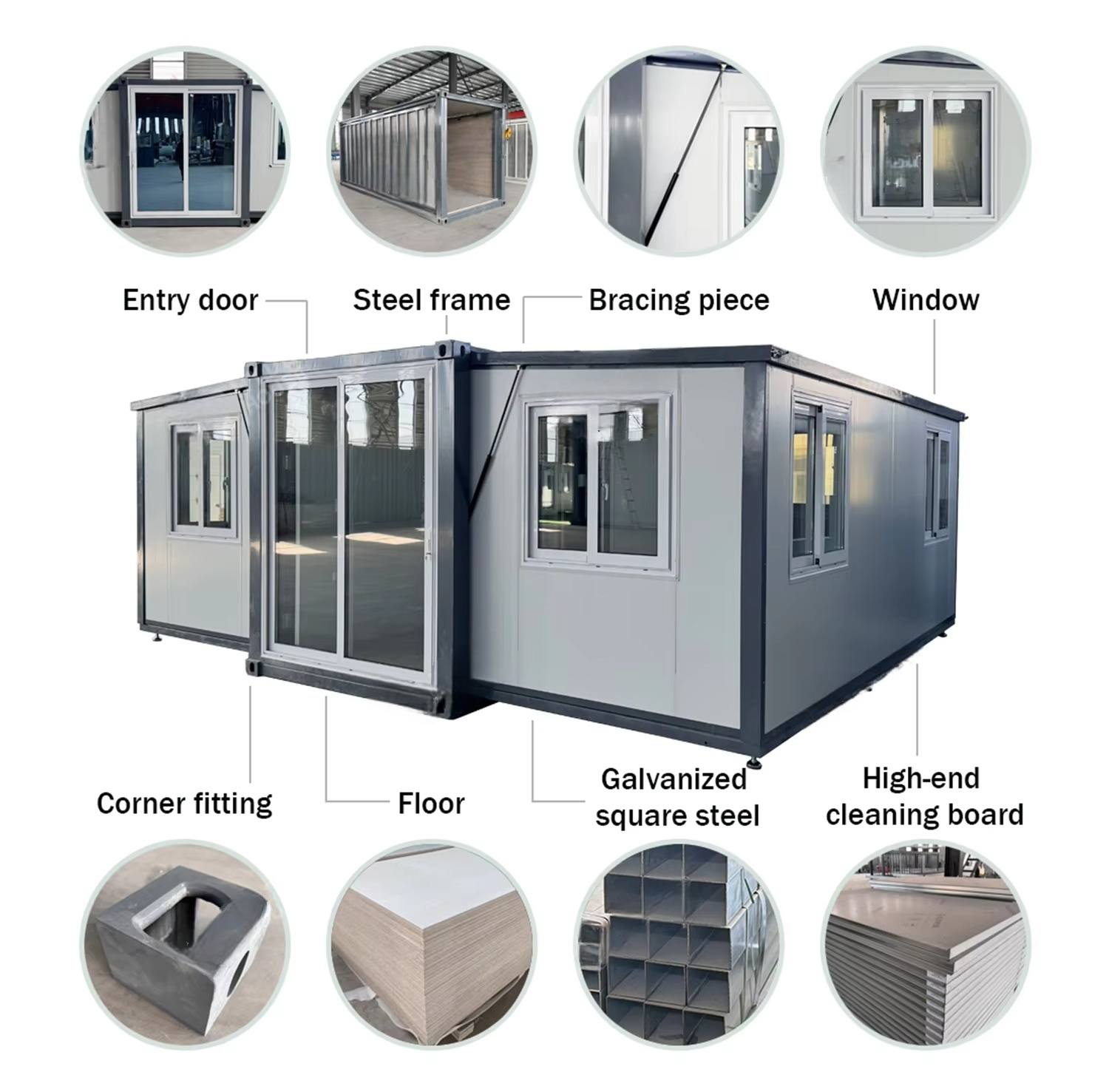 Expandable 3-Bedroom Prefab Container Villa - 20FT - Image 3