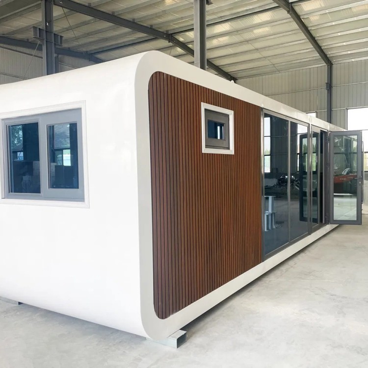 Waterproof and Windproof Apple Cabin Prefab Home Insulated for All Seasons Use - 20FT